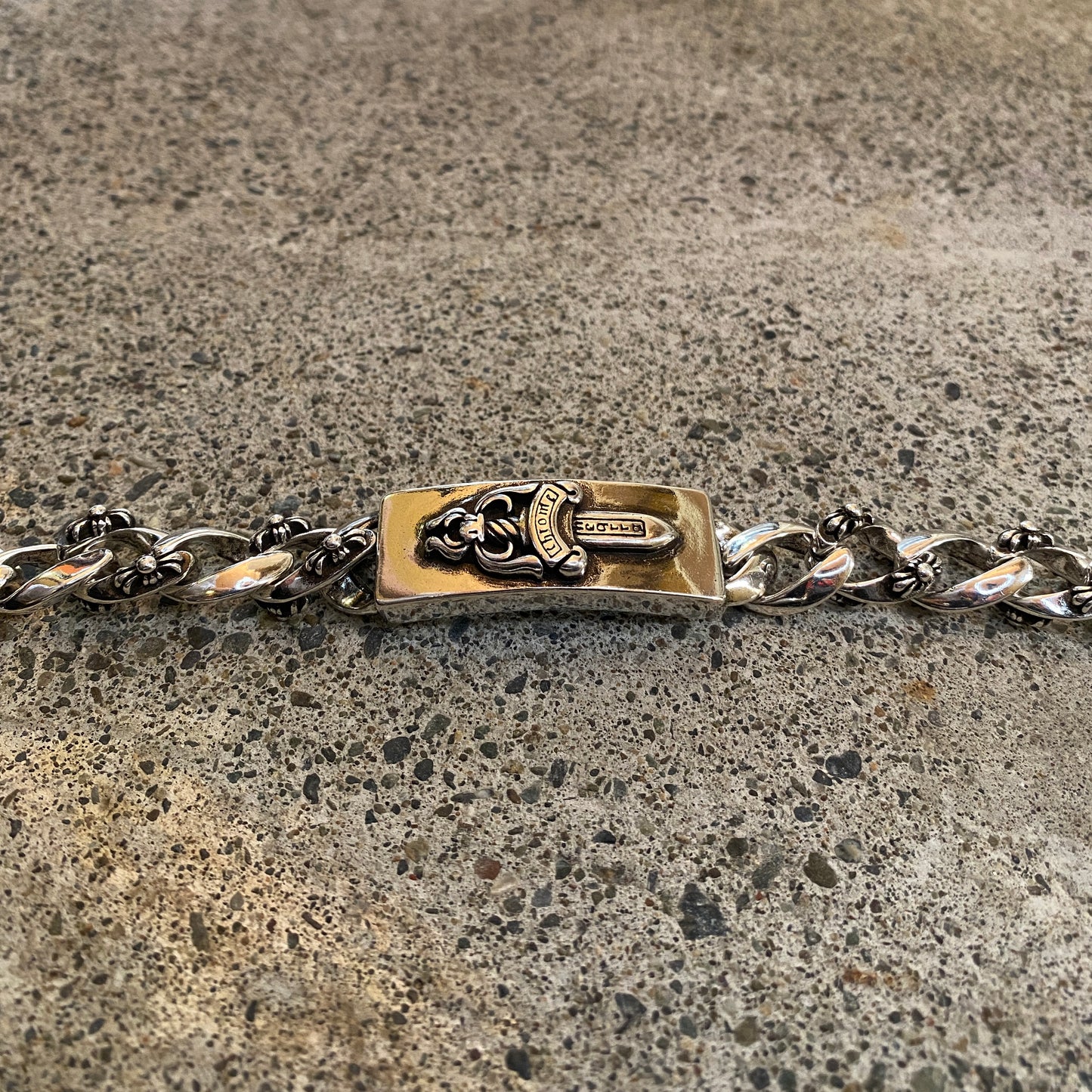 ColdChrxme™ Cuban Bracelet (Dagger)