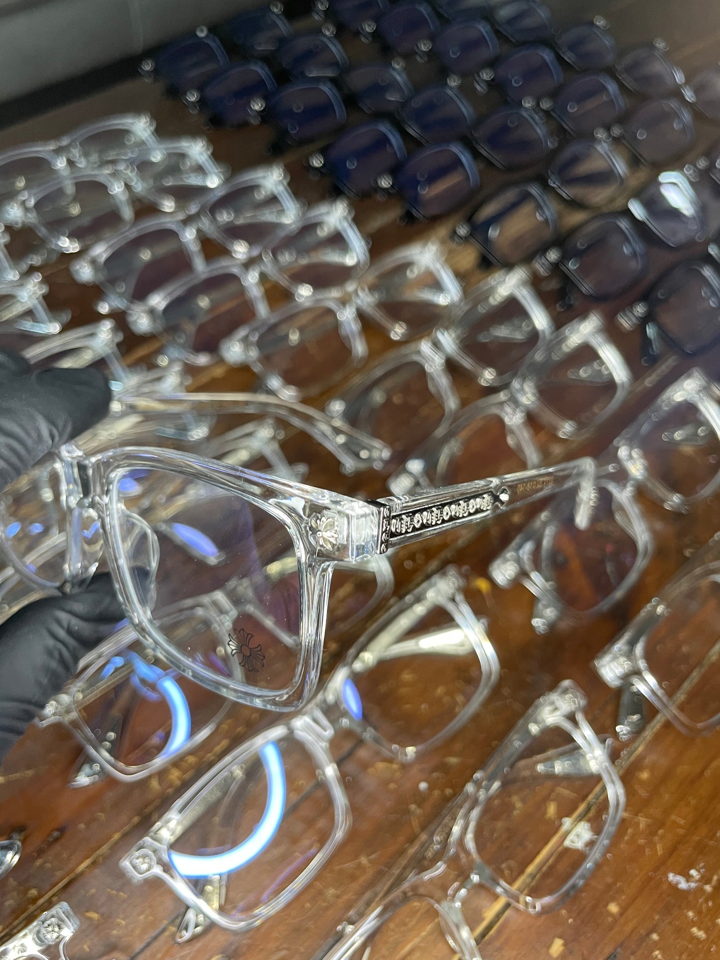 ColdChrxme™ Blue Light Frames Black + Clear