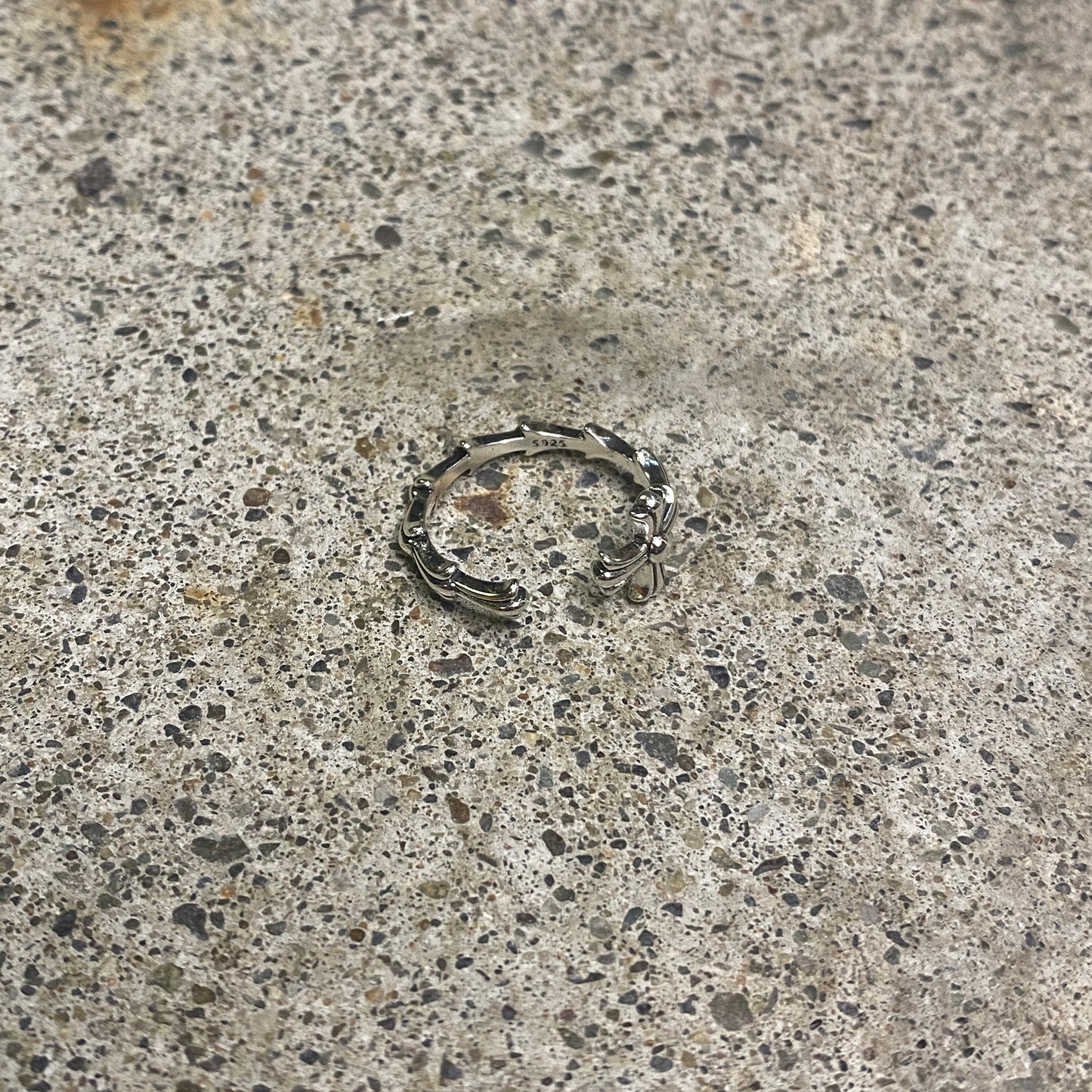 ColdChrome™ Cross Band Ring