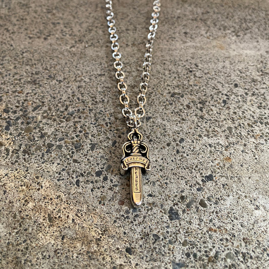 ColdChrome™ Cross Pendant Paper Chain Neclace