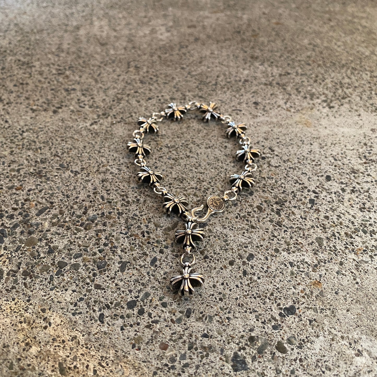 ColdChrxme™ Adjustable Hook Cross Bracelet