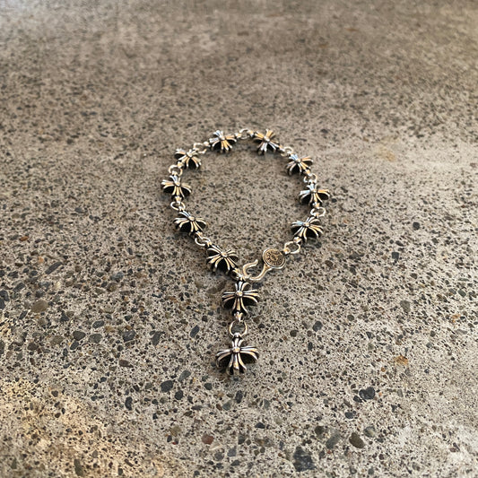 ColdChrxme™ Adjustable Hook Cross Bracelet
