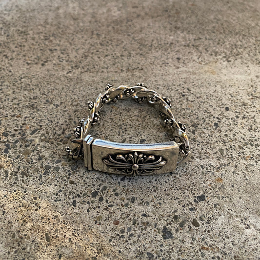 ColdChrxme™ Cuban Bracelet (Flower)