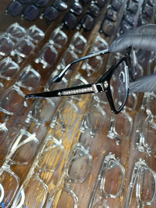 ColdChrxme™  Blue Light Frames Black + Clear