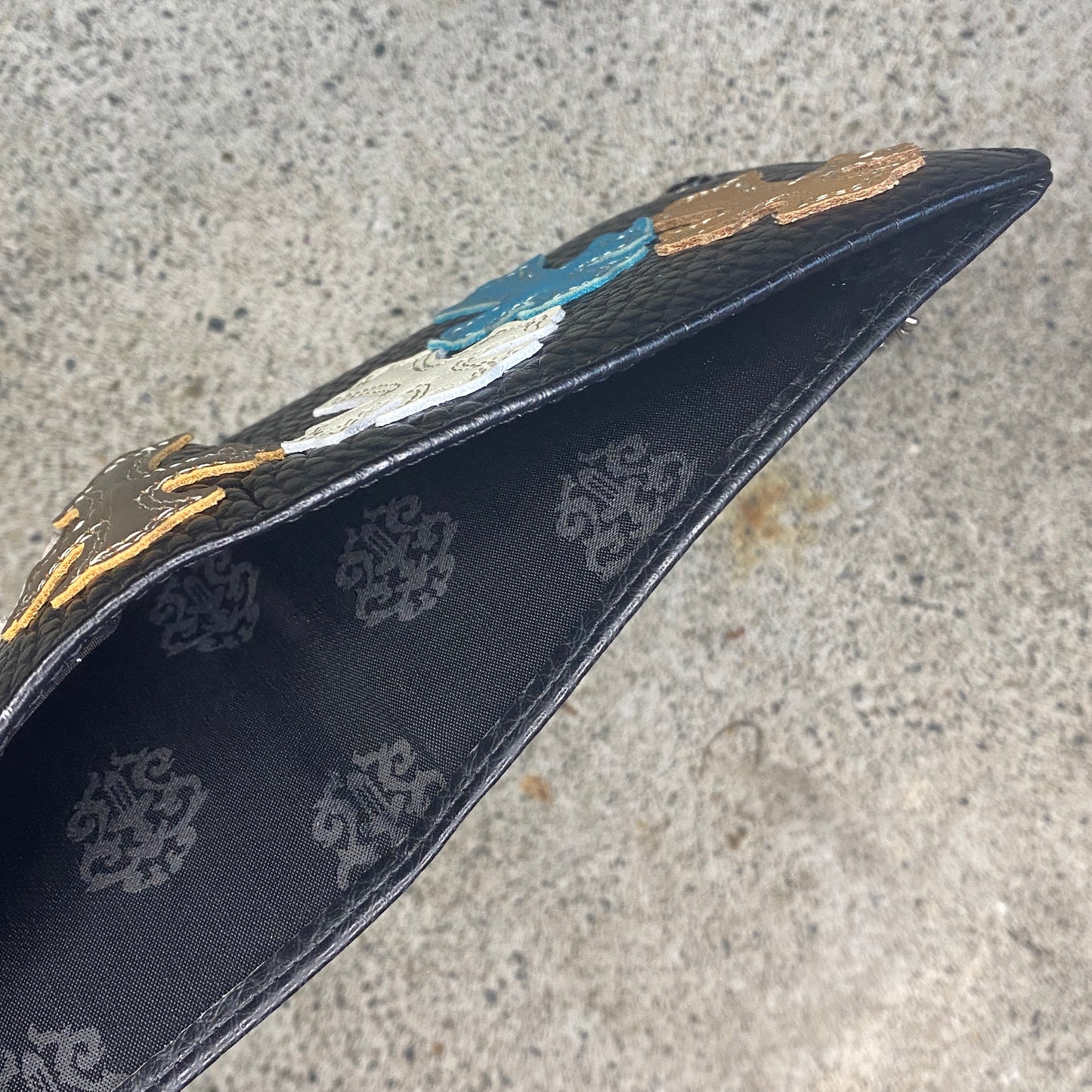 ColdChrome™ Multi Colour Cross Patch Bi-Fold Wallet