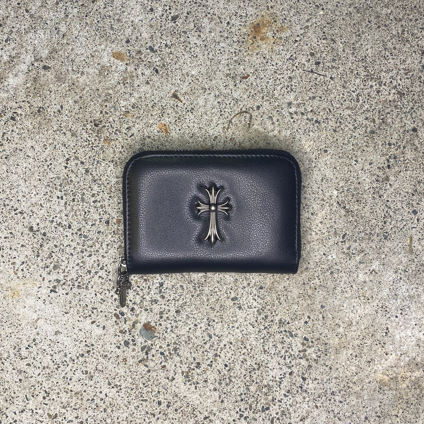 ColdChrome™ Cross Zipper Card Holder Wallet