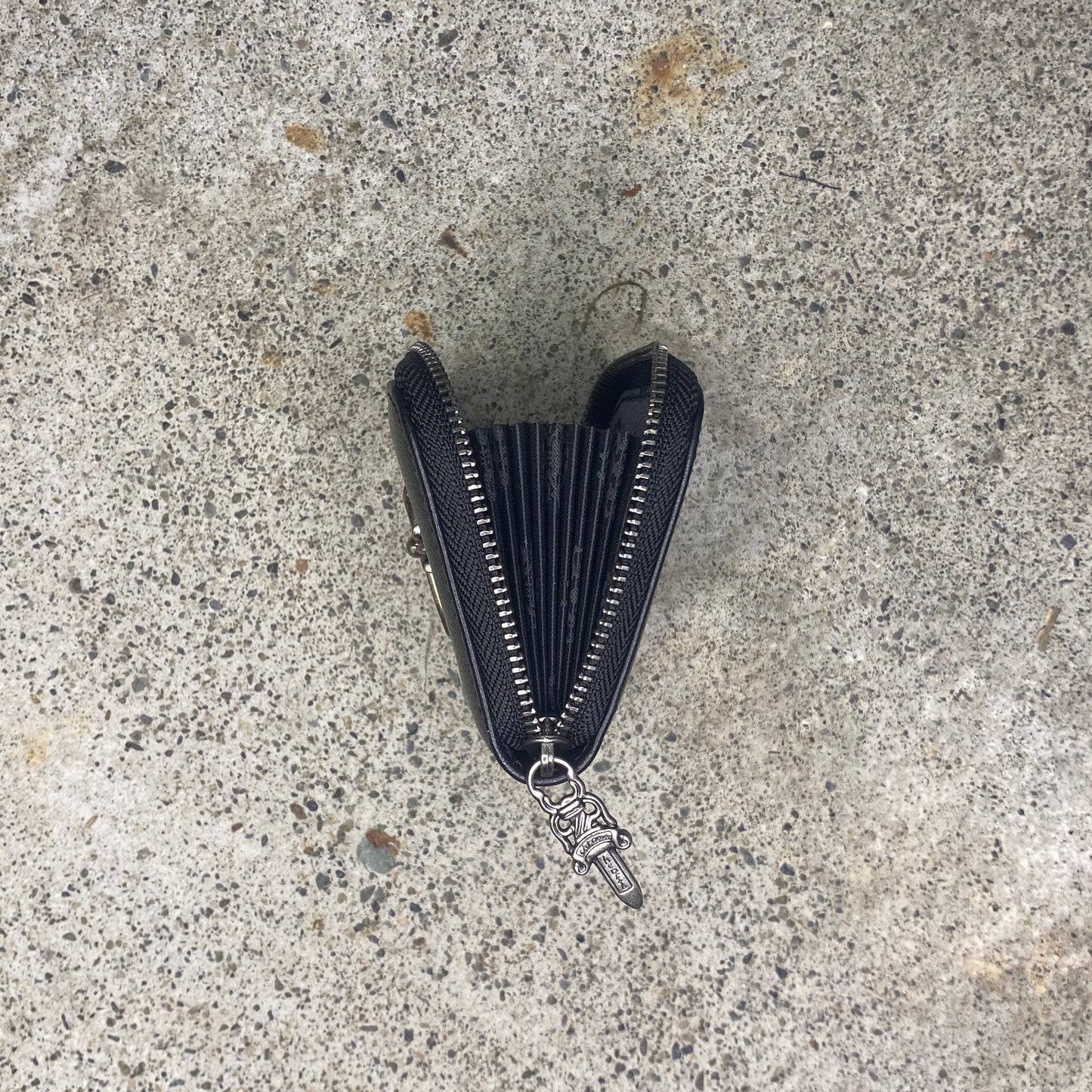 ColdChrome™ Cross Zipper Card Holder Wallet