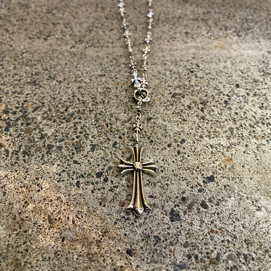 ColdChrxme™ Choker Chain Cross Pendant Necklace